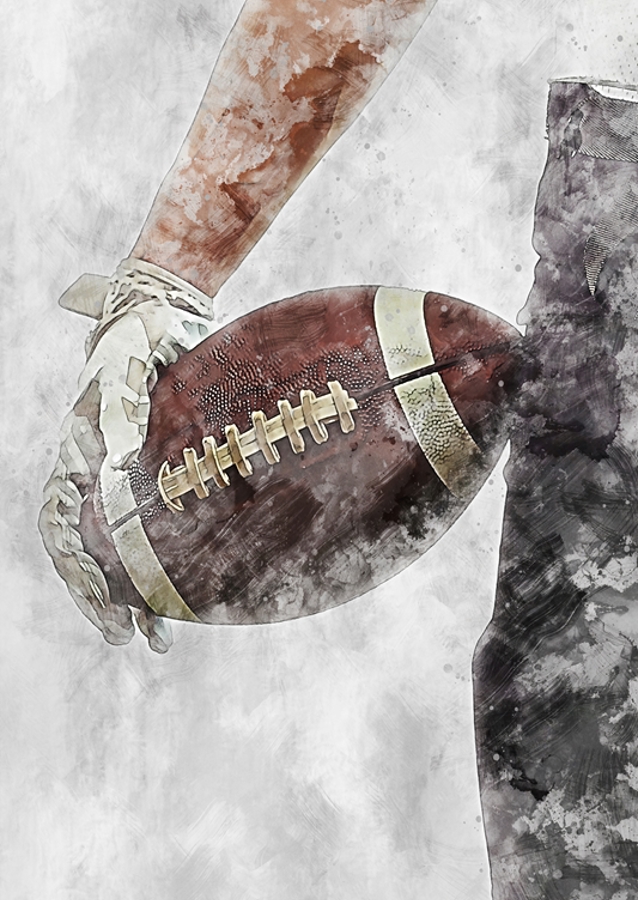 Americký fotbal - Míč