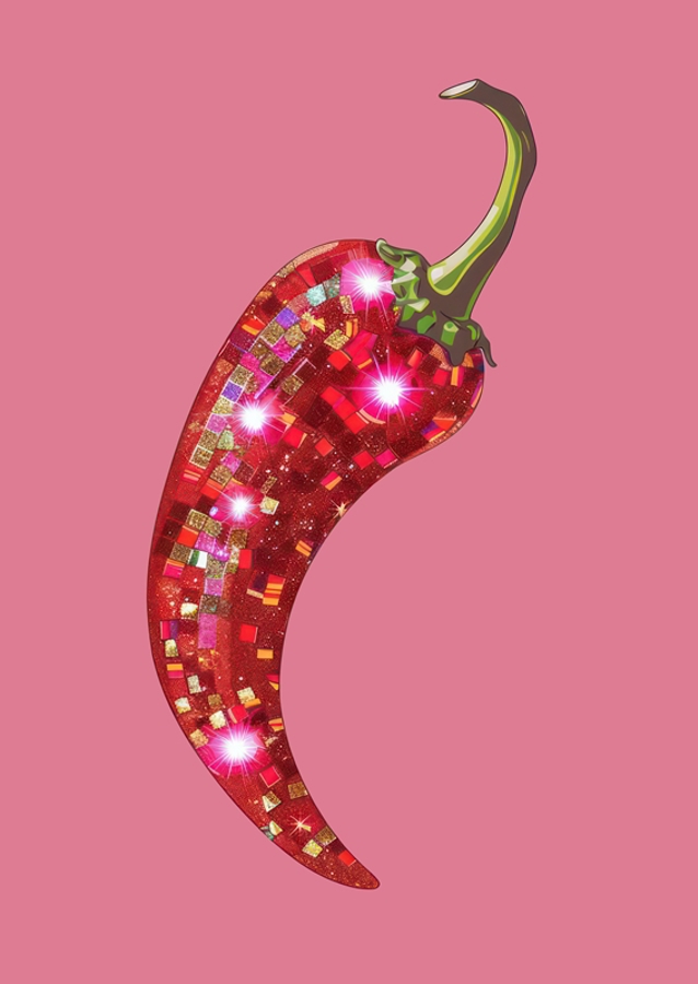 Disco Ball Red Pepper