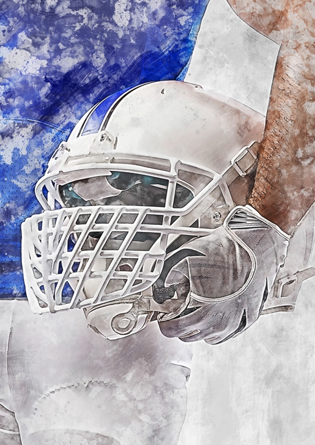 Amerikansk fodbold - Hjelm