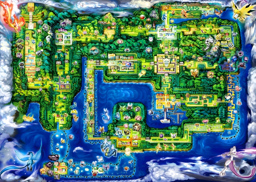 Pokemon Map Game