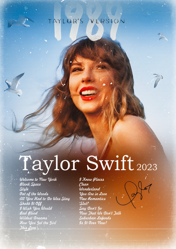 Taylor Swift　公式サイト\"1989\"　リトグラフ　ポスター Taylor Swift 公式サイト