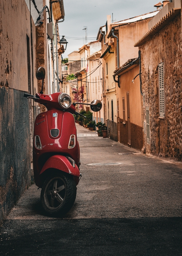 Vespa in der Altstadt