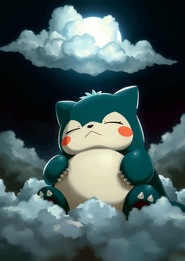 Ospalý Snorlax