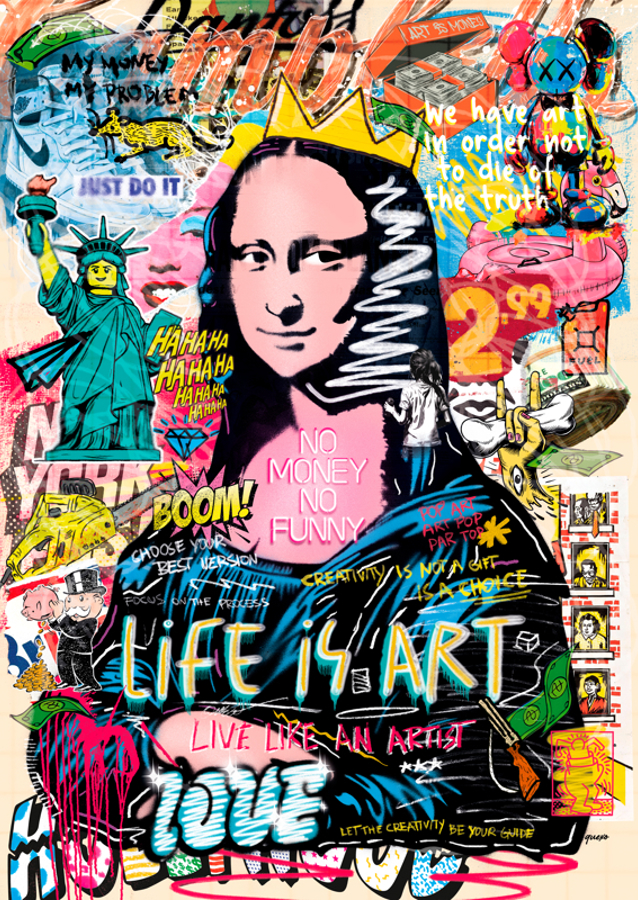 Mona Lisa Pop Art