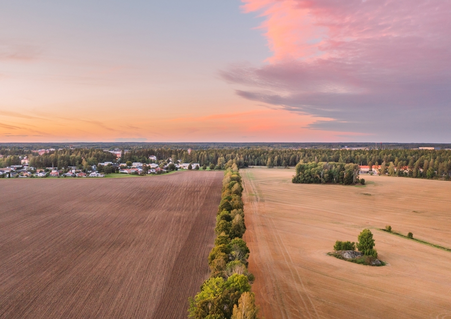 Horizont bei Sonnenuntergang 