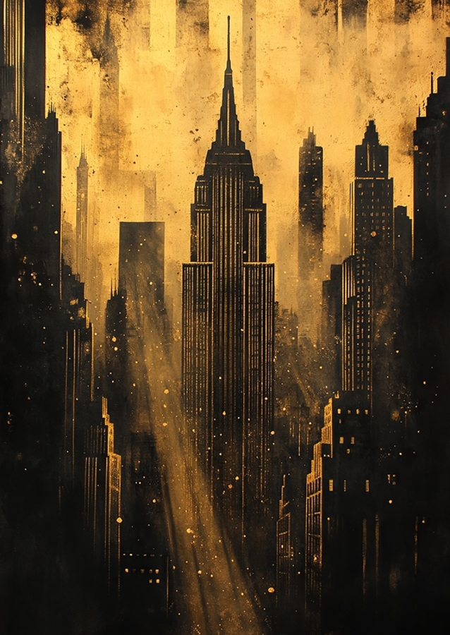 Horizonte Art Déco Gold Nova York