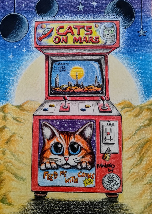 Cats in Mars Arcade