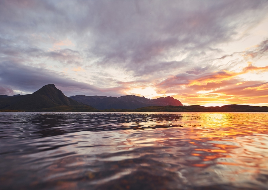 Sunset on the Lofoten