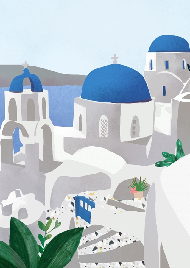 Santorini island 