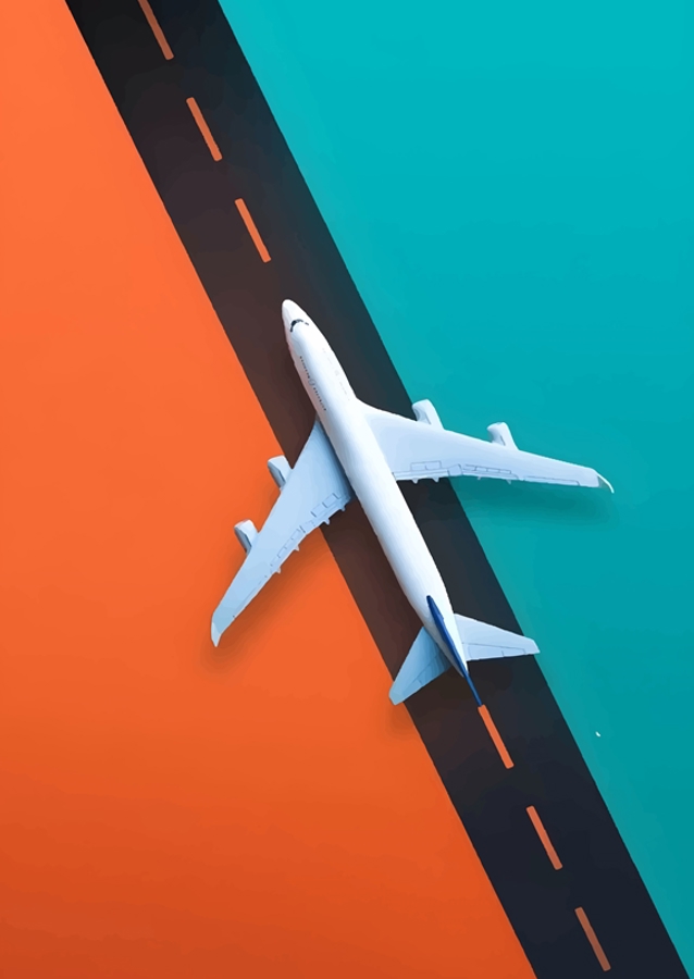 Decoración de aviones de papel