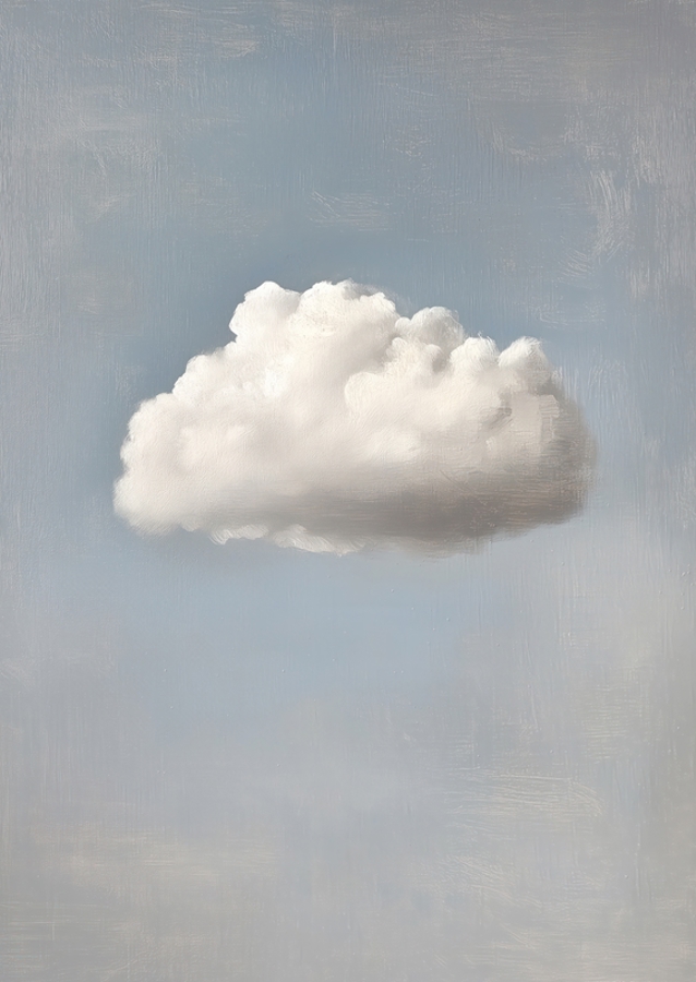 Felhőfestés szürke 