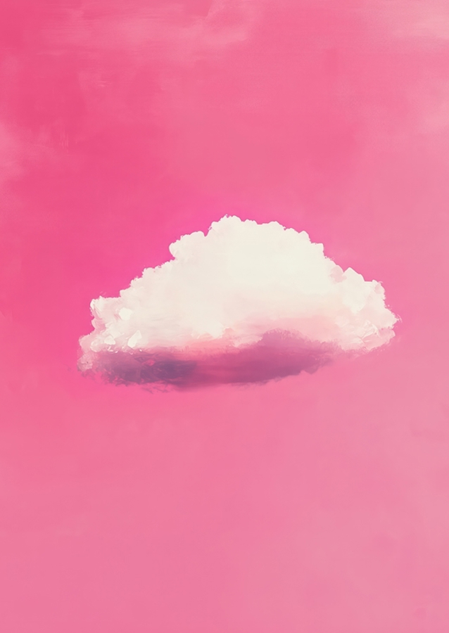 Cloud in Pink Sky