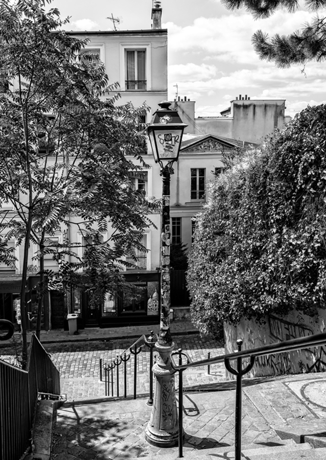 Ikonické pařížské schodiště