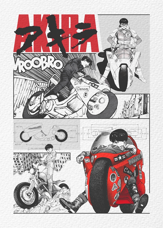 Akira Kaneda BIke posters & prints by Froze Studio - Printler