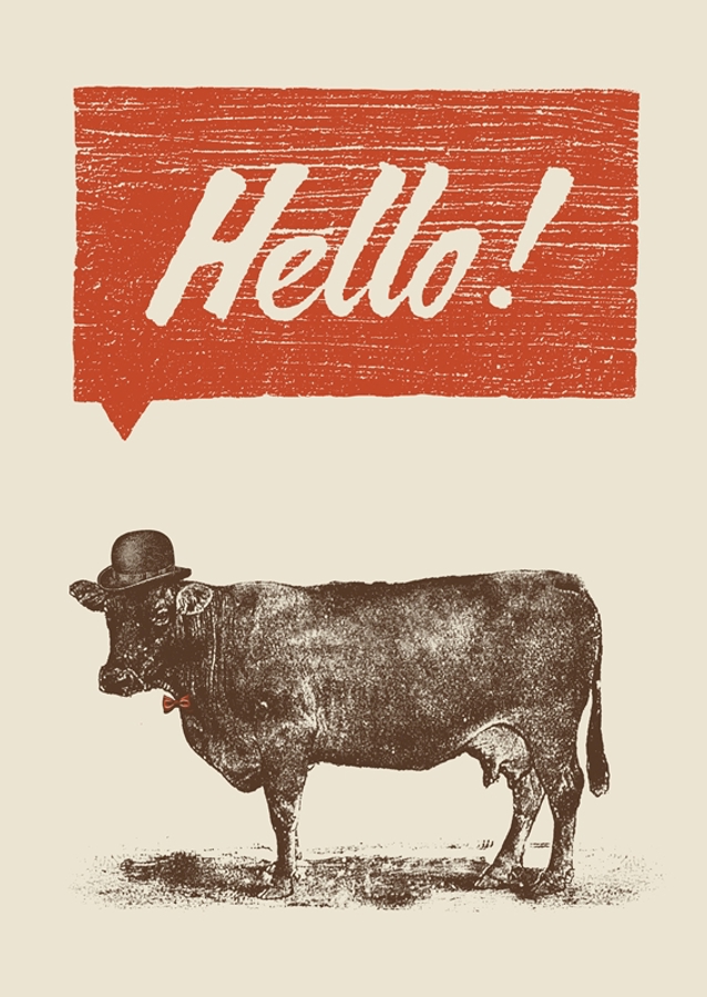 Hello Mr Cow
