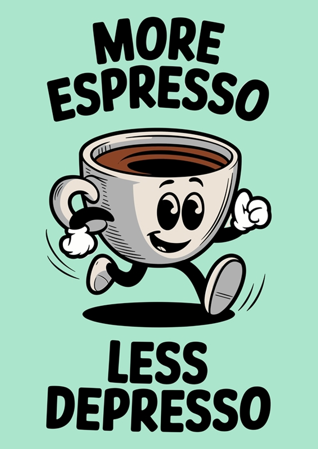 more espresso less depresso