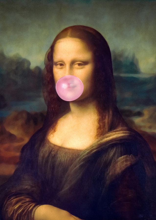 Mona Lisa Bubble Gum