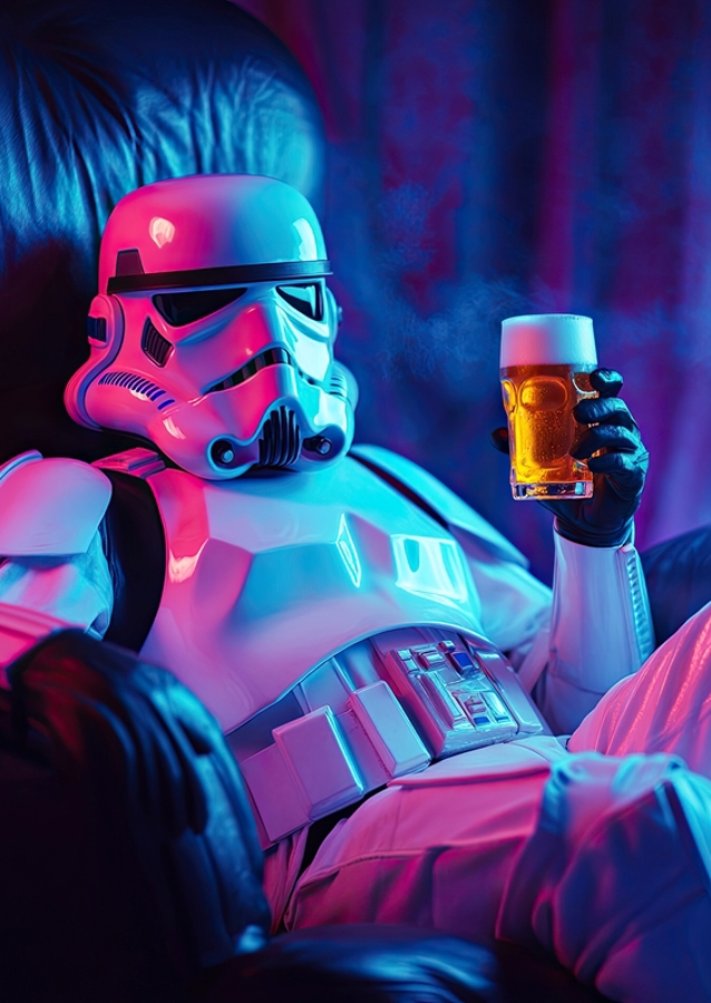 Stormtrooper an der Bar