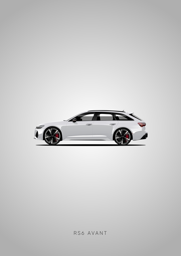 Audi RS6 Avant Car Poster
