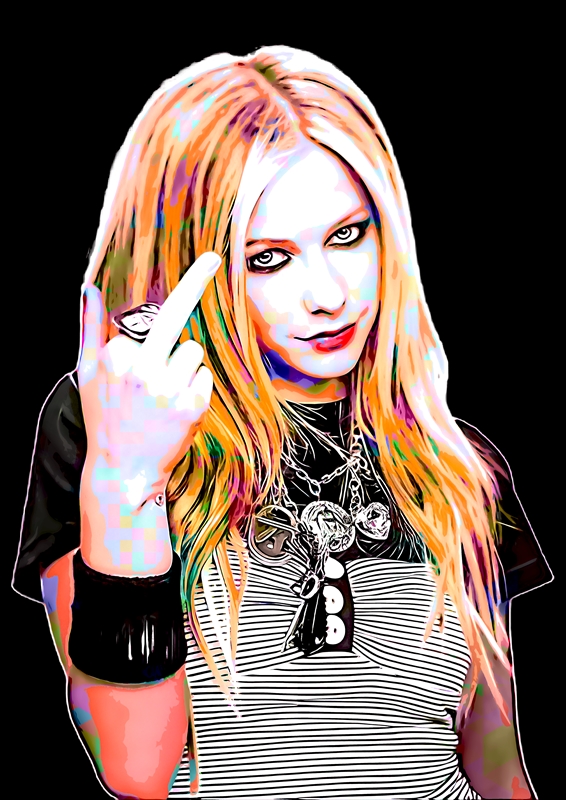 アヴリル・ラヴィーン 　Avril Ramona Lavigne　ポスター Avril Lavigne posters & prints by Nellco Art - Printler