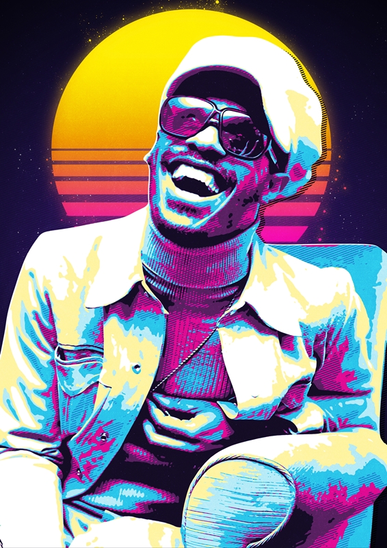 新品A2 STEVIE WONDERアートポスター 半光沢紙 Stevie Wonder, Stevie Wonder poster, Stevie Wonder wall art