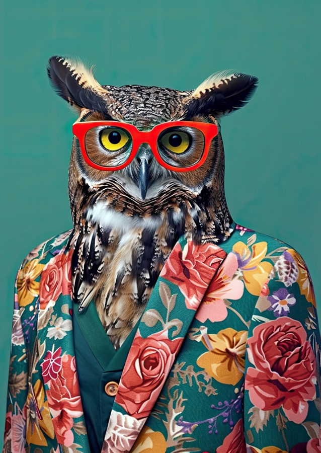 Wise Owl mit Stil