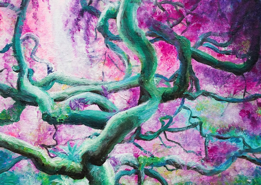 Purple Tree