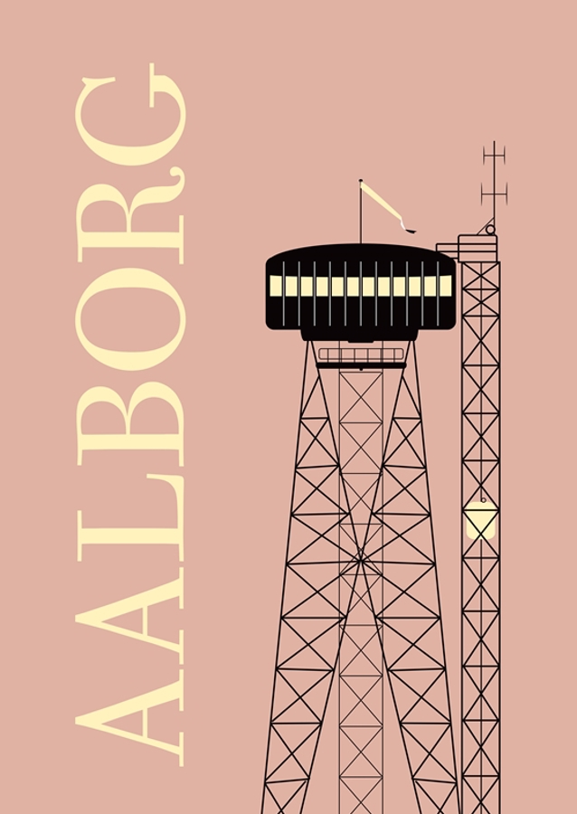 Aalborg Tårnet - byplakat
