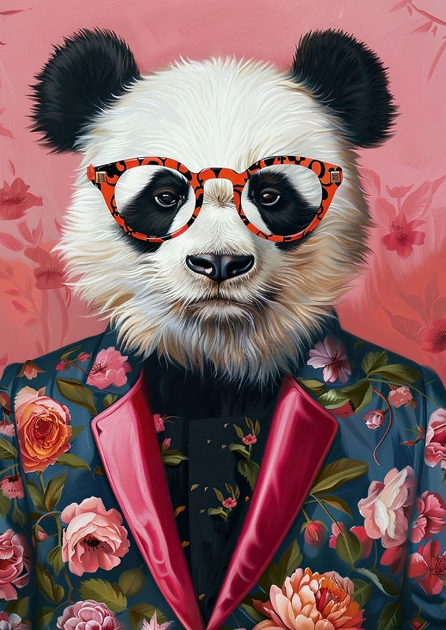Panda in stijl