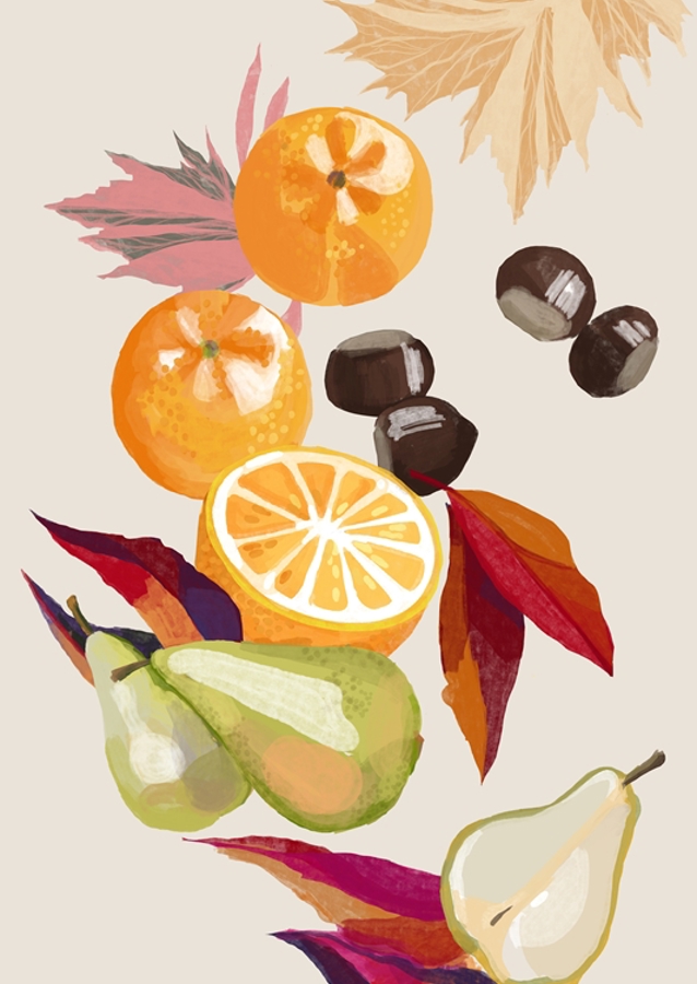 höst frukt konst