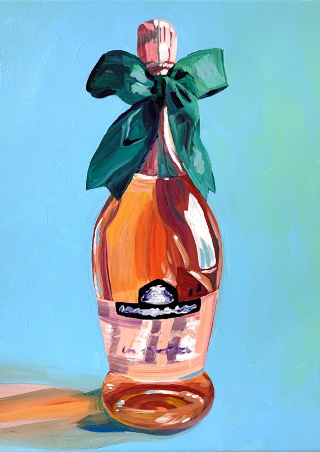 Elegant Bottle Art