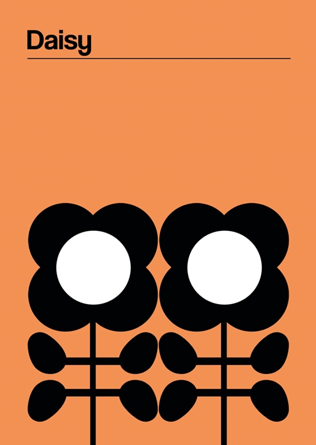 Diseño de margarita audaz