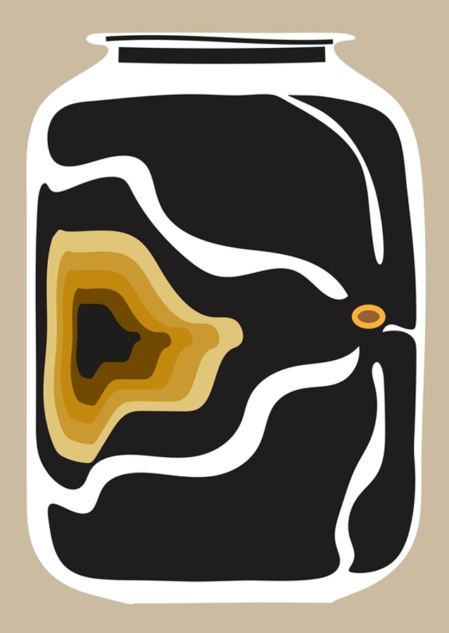 Abstrakt krukkedesign