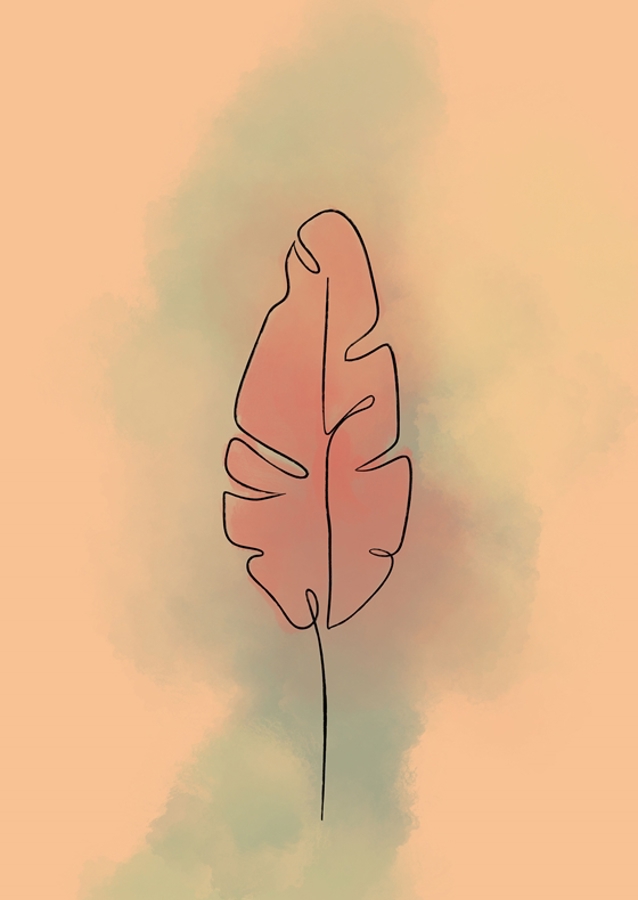 Minimální listová kresba