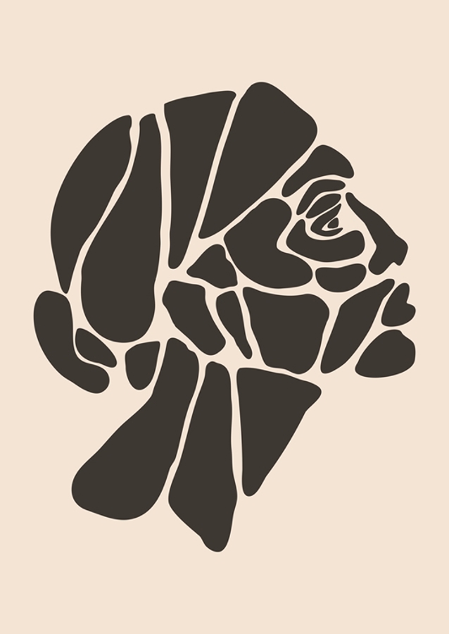 Abstrakte Profilkunst