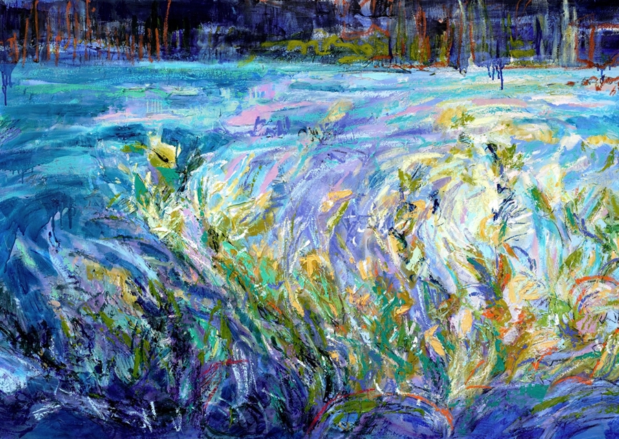 Vibrante paesaggio acquatico