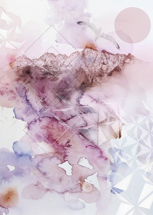 Dreamy Mountain Flight