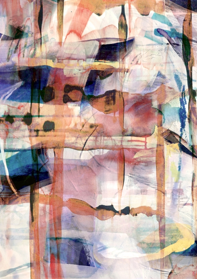 Farverigt abstrakt flow