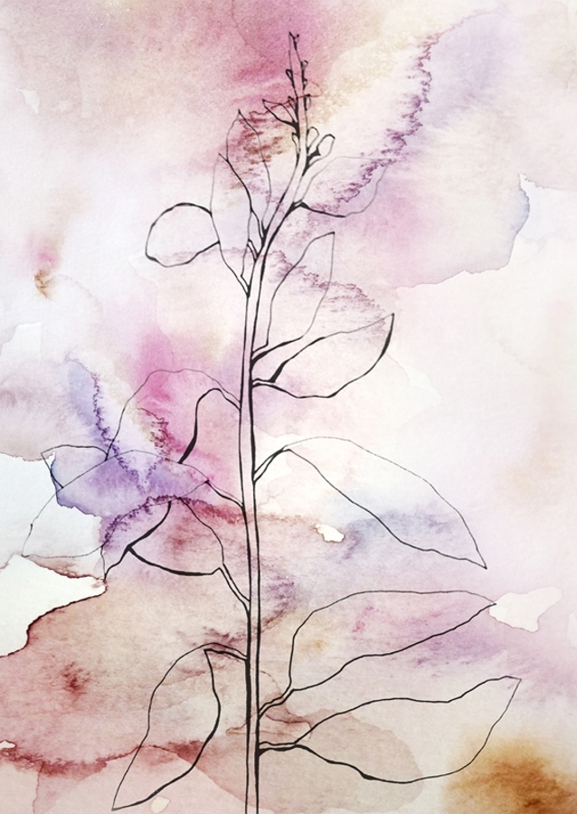 Abstrakte botanische Kunst