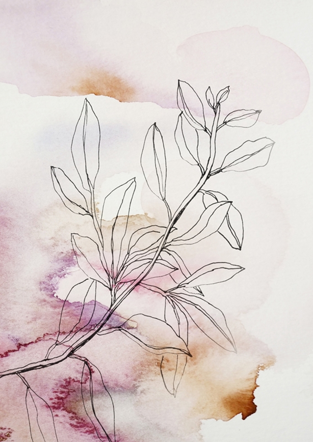 Elegante florale Linien