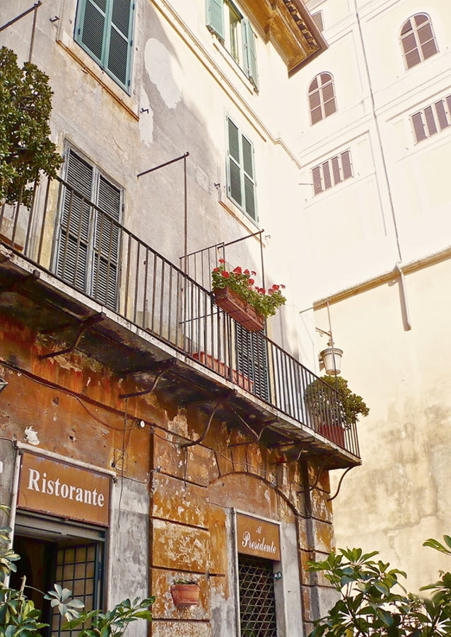 Italský balkon kouzlo