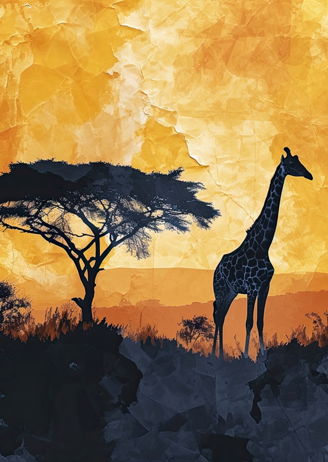 Golden Serengeti Sunset