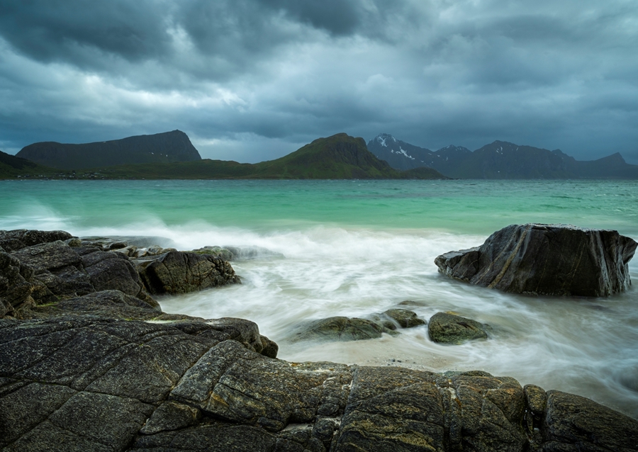 Rocks at Haukland Beach