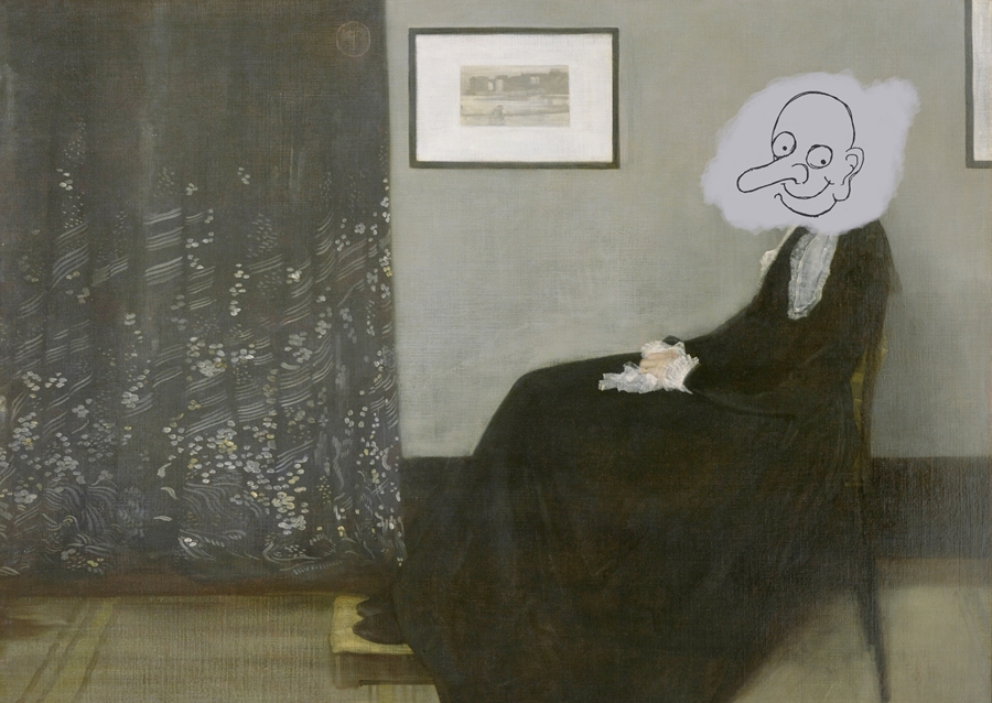 Whistler's Mother Mr.Bean