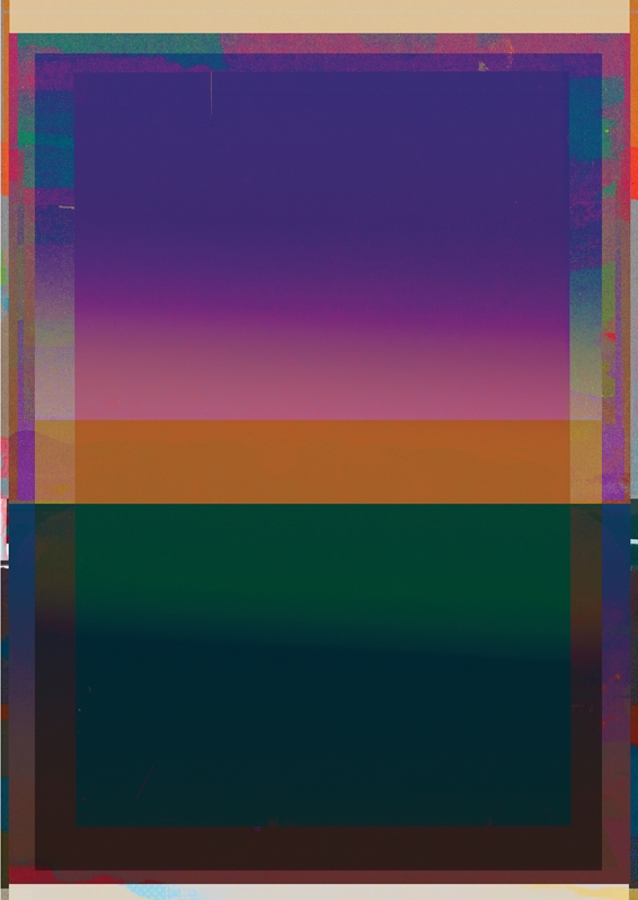 Vivid Abstract Sunset