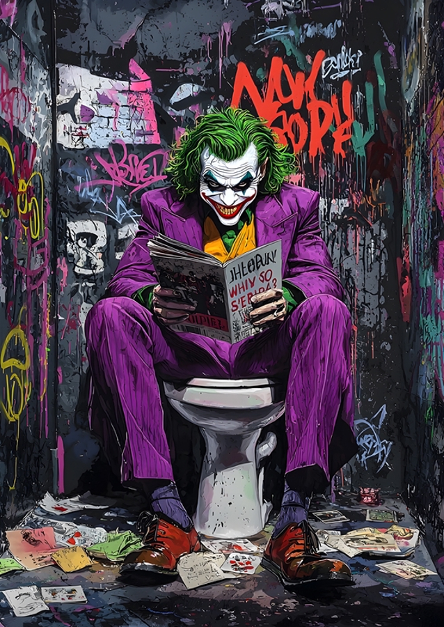 Funny Joker Toilet