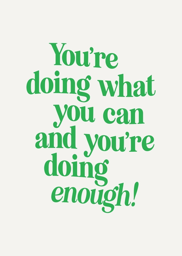 Robisz wystarczająco dużo!