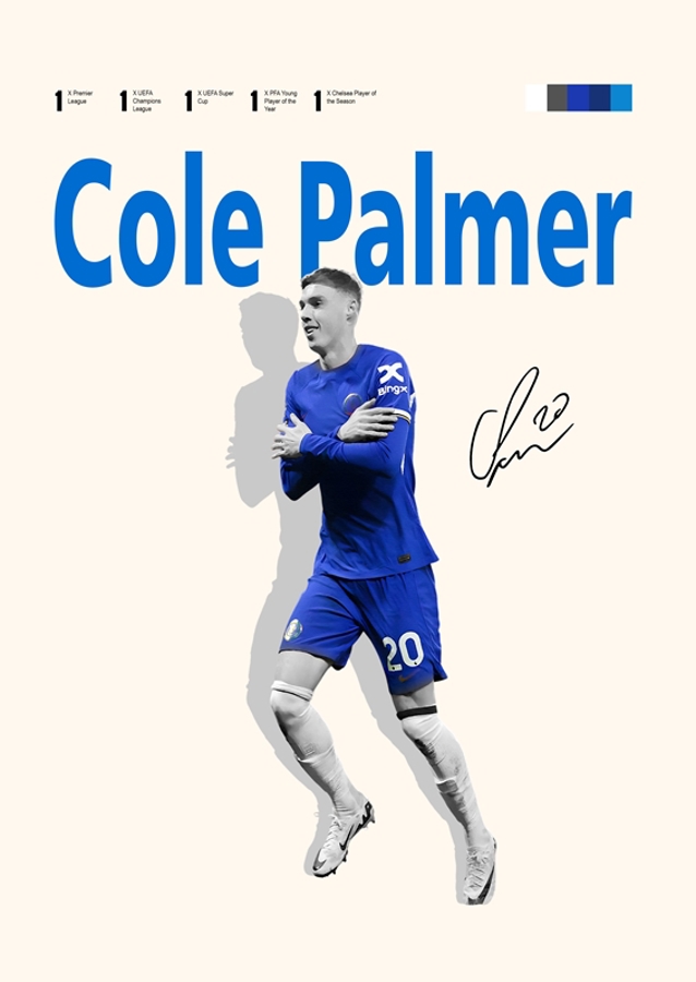 Cole Palmer Minimalistisk