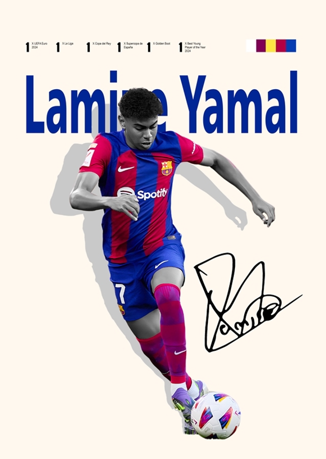 Lamine yamal Minimalist