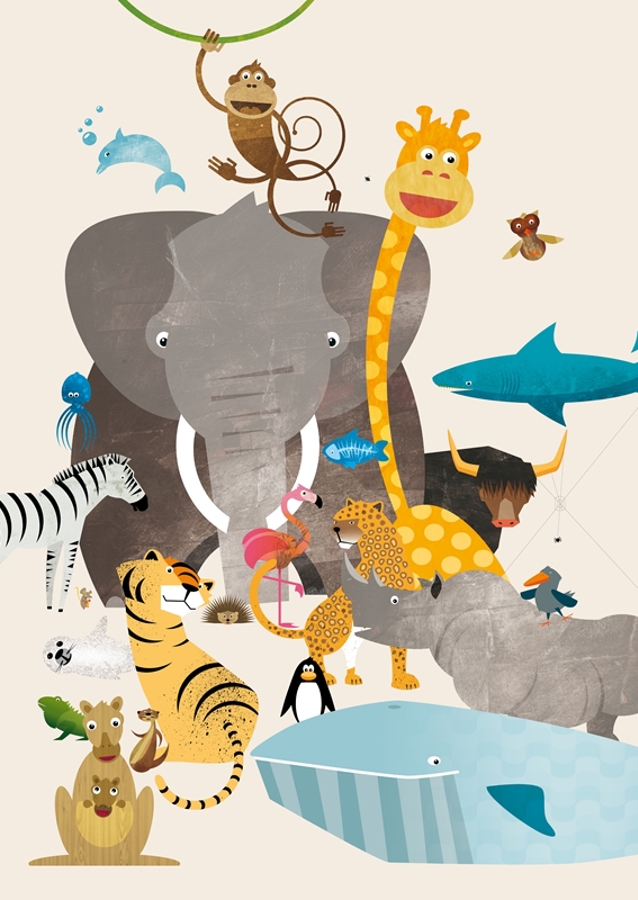 Dyr fra aber til zebraer